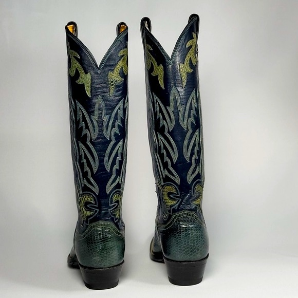 NEW Justin Lizard Woman’s Boots Size 8 1/2D - Picture 4 of 11